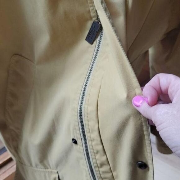 G.H. Bass & Co. Sz. 8 Mustard Yellow Full Zippered and Lined Jacket - Picture 3 of 8